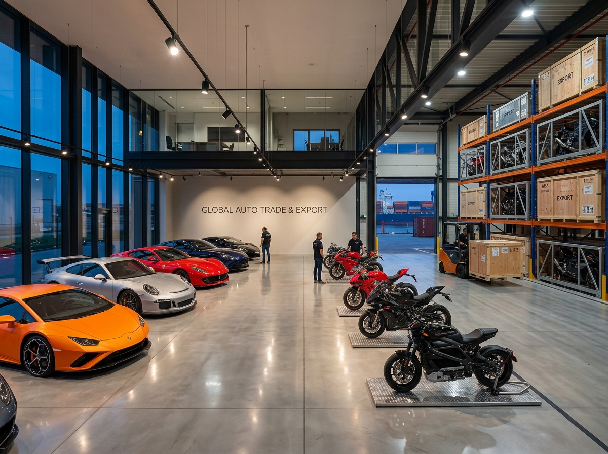 Automobile and Motorcycle Global Export Logistics