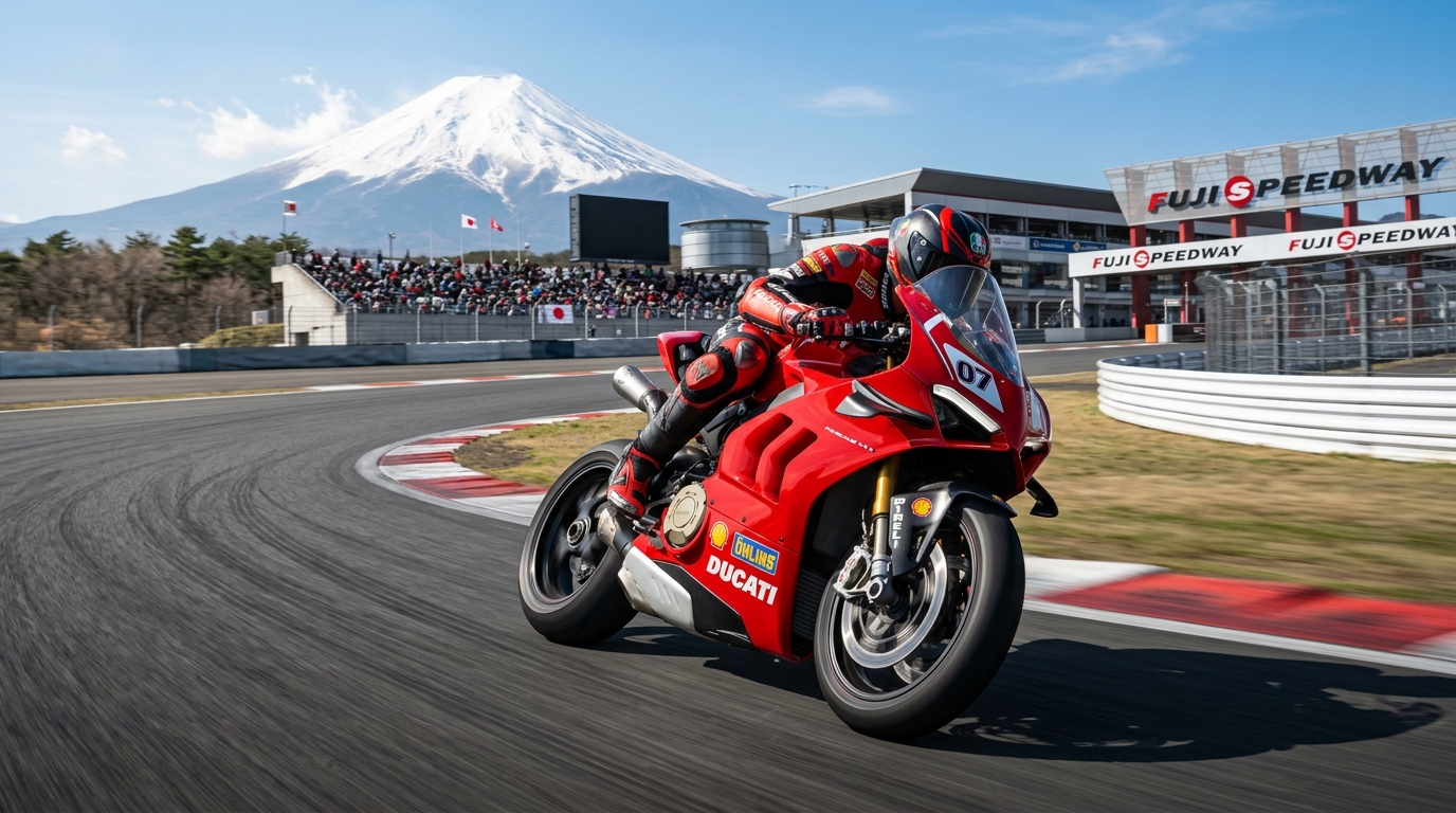 Ducati Superbike Circuit Racing in Japan